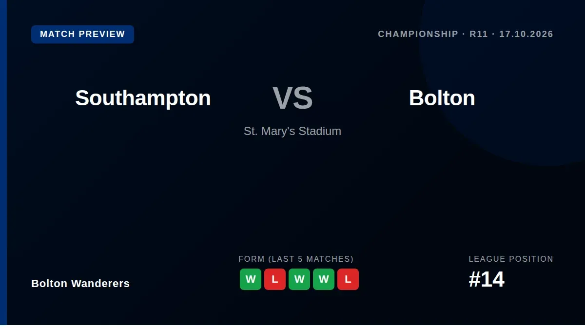 Gavin Bazunu says his four seasons at Southampton provide a tactical edge for Bolton Wanderers as they prepare for a key...